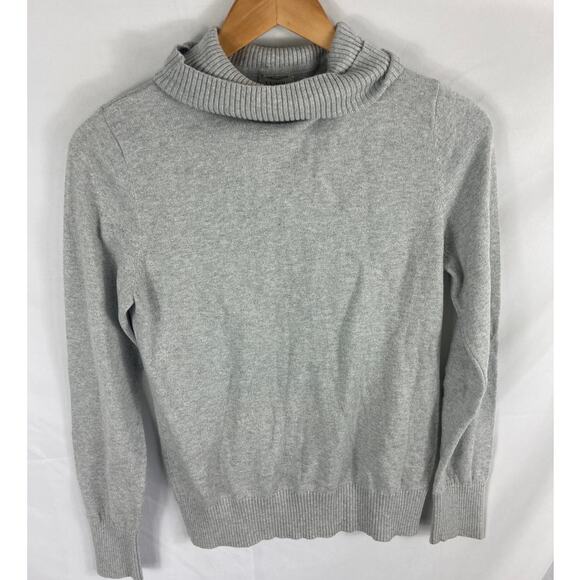 LL Bean Grey Turtleneck Sweater Size XS - Picture 1 of 3